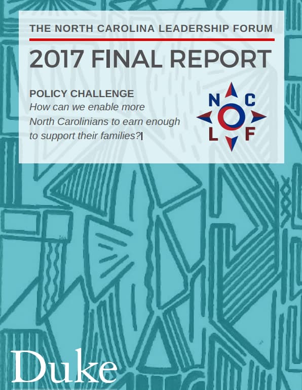 NC Leadership Forum Reports on Key State Issues